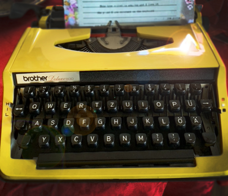 Yellow Typewriter